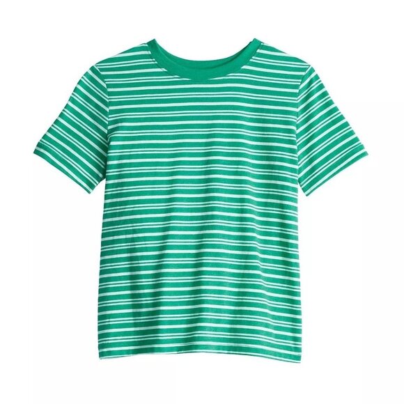New Jumping Beans Essential Stipe Tee in Green - Size‎ 3T - Picture 1 of 4